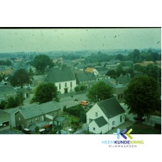 Zicht op Markt en NH Kerk Lobith vanuit kerktoren Coll. G.B. Janssen (322)